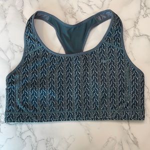 Nike Sport Bra in Green Print